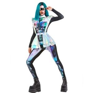 NWT Metallic Space Alien Costume